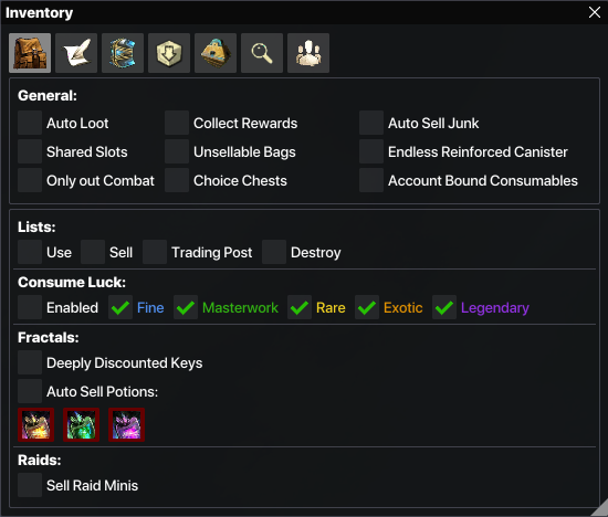 Inventory screenshot 1
